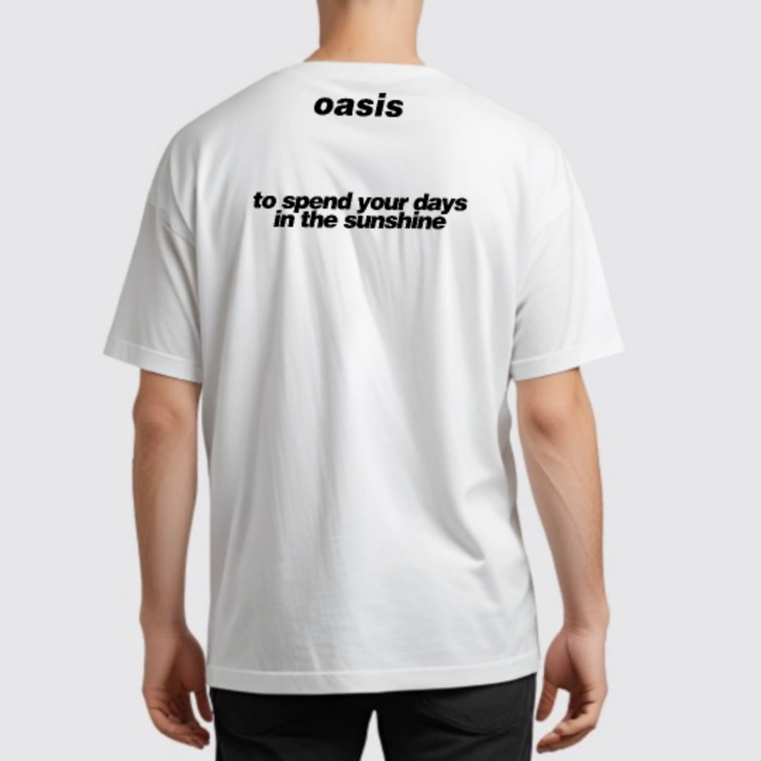 Oasis Cigs and Booze T-Shirt