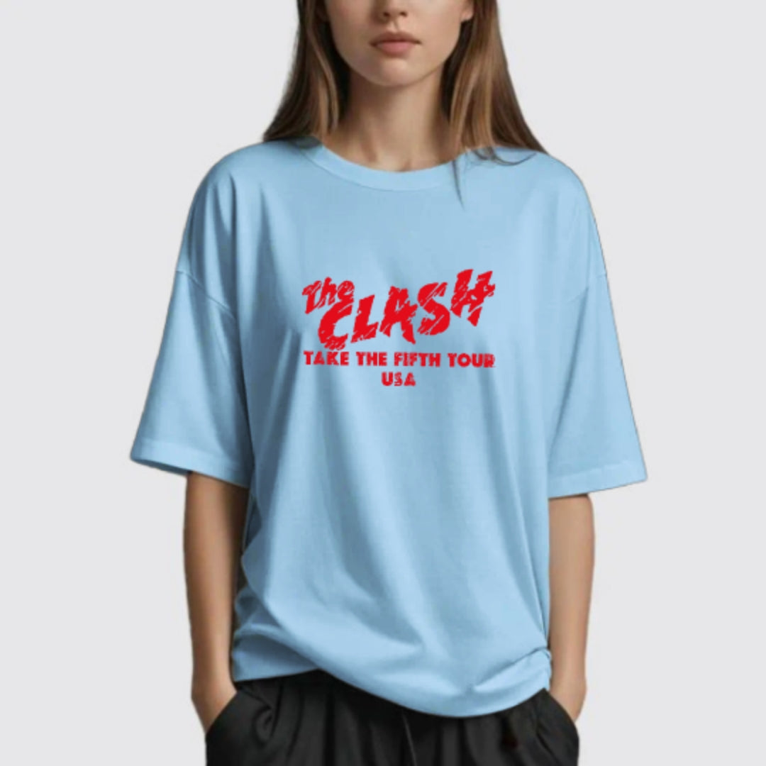 The Clash USA 1979 Tour T-shirt WITH BACK PRINT