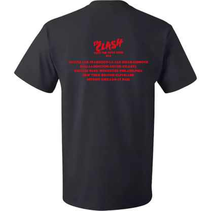The Clash USA 1979 Tour T-shirt WITH BACK PRINT