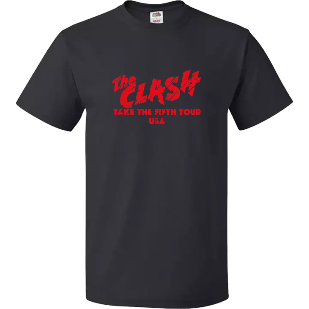 The Clash USA 1979 Tour T-shirt WITH BACK PRINT