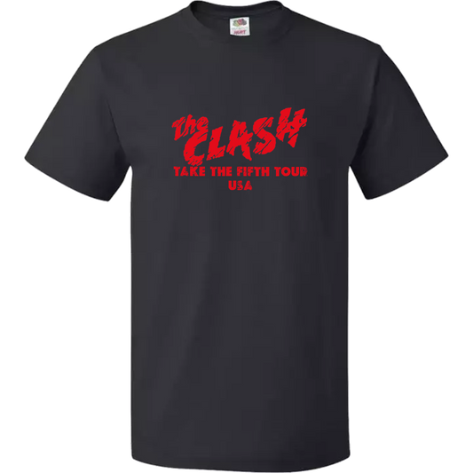 The Clash USA 1979 Tour T-shirt WITH BACK PRINT