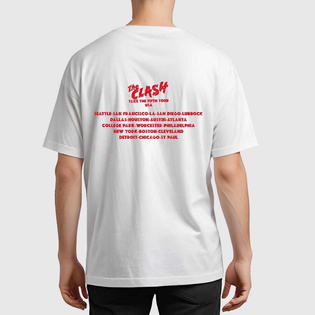 The Clash USA 1979 Tour T-shirt WITH BACK PRINT