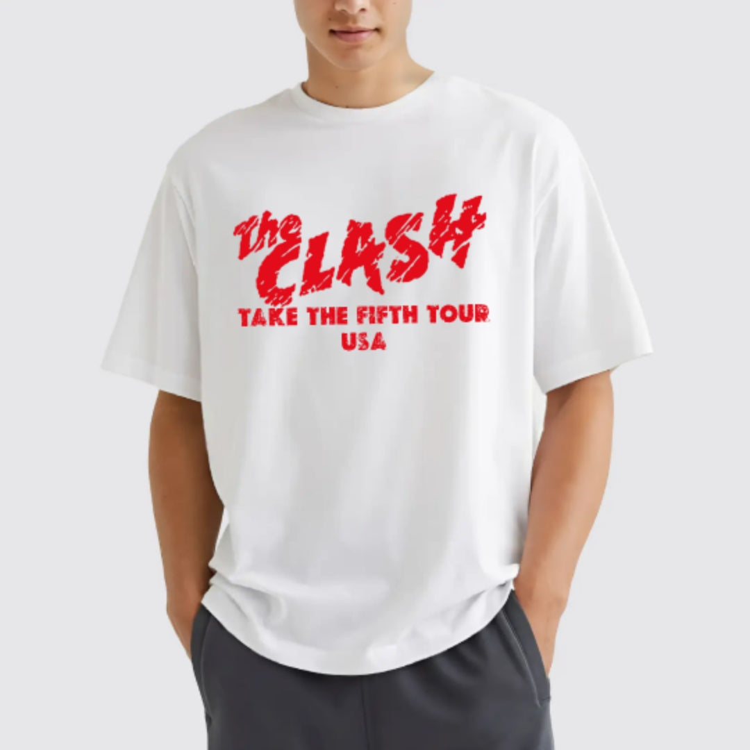 The Clash USA 1979 Tour T-shirt WITH BACK PRINT